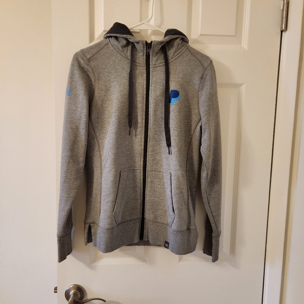 New Era PayPal Gray Zip-Up Hoodie